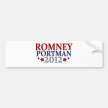 Romney Portman 2012 Bumper Sticker