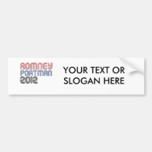 ROMNEY PORTMAN VP DISCO.png Bumper Stickers