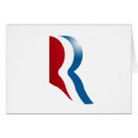 ROMNEY R LOGO GREETING CARD