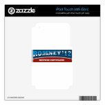 Romney- Restore Capitalism Skin For iPod Touch 4G