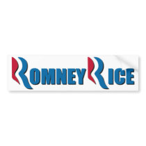 Romney - Rice - 2012 Bumper Stickers