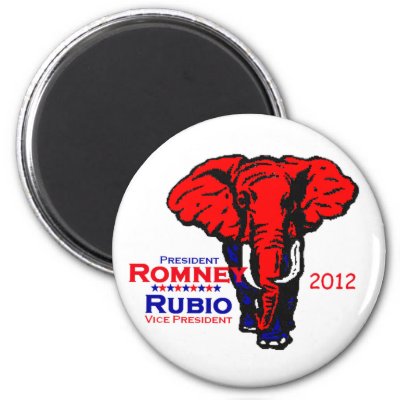 Romney Rubio 2012 Magnet