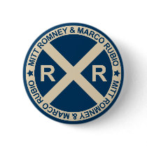Romney Rubio American Crossroads Pinback Buttons