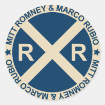 Romney Rubio American Crossroads Sticker