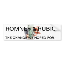 ROMNEY/RUBIO BUMPER STICKER 2012