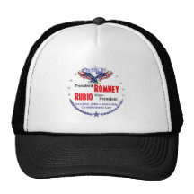 Romney Rubio Mesh Hats