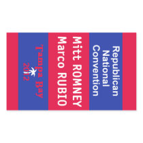 Romney Rubio Rectangular Stickers