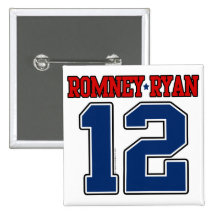 Romney Ryan 12, Sporty Varsity Button