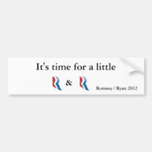 Romney Ryan 2012 Bumper Sticker