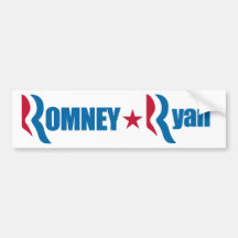 Romney - Ryan - 2012 Bumper Sticker