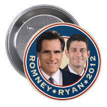 Romney-Ryan 2012 Campaign Button