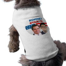 Romney Ryan 2012 Doggie Tee Shirt