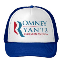 Romney / Ryan 2012 for US President and VP Mesh Hat