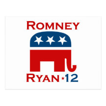 ROMNEY RYAN 2012 GOP POSTCARDS