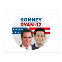Romney Ryan 2012 Post Cards