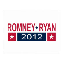 Romney Ryan 2012 Postcard