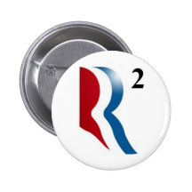 Romney & Ryan 2012 - "R squared" Pinback Button