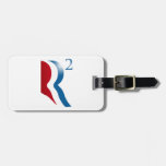 ROMNEY RYAN 2012 - R SQUARED TRAVEL BAG TAGS