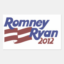 Romney Ryan 2012 Rectangular Stickers