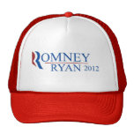 Romney Ryan 2012 Red Trucker Hat