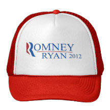 Romney Ryan 2012 Red Trucker Hat