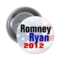 Romney Ryan 2012 Republican Button