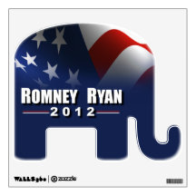 Romney Ryan 2012 Wall Sticker