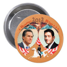 Romney Ryan 2012 with Ann on Refalca Pinback Buttons