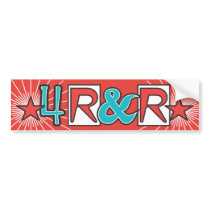 Romney Ryan 4 R and R Bumper Sticker