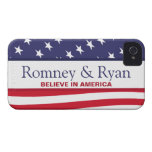Romney & Ryan Believe in America Case iPhone 4 Case-Mate Cases