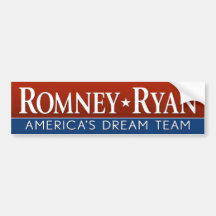 Romney Ryan - Dream Team Bumper Sticker