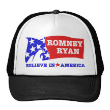Romney Ryan Eagle Flag Hat