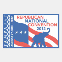 Romney Ryan For President 2012 Rectangle Stickers