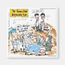 Romney/Ryan Health Care Funny Gifts & Tees Fridge Magnets