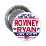 Romney Ryan Hope Change Pin