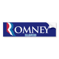 Romney Ryan Illinois Bumper Sticker