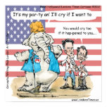 Romney & Ryan Its My Party Funny Poster posters