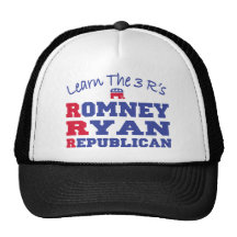 Romney Ryan Learn the 3 R's Trucker Hat