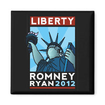 Romney Ryan Liberty magnets