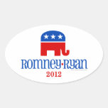 Romney/Ryan Patriot Elephant Sticker