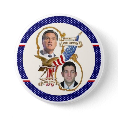 Romney / Ryan Patriots Pinback Button