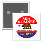 Romney Ryan Pinback Buttons