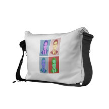 ROMNEY RYAN POP ART MESSENGER BAG