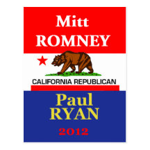 Romney Ryan Postcard