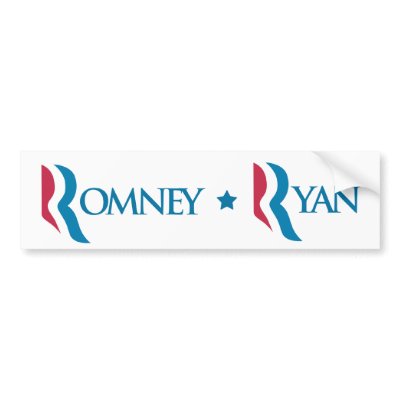 Romney Ryan "R" Logo Bumper Sticker