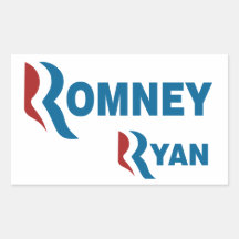 Romney - Ryan Rectangle Stickers