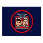 Romney Ryan Retro Post Card