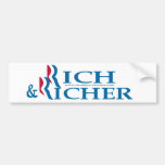 Romney Ryan Rich and Richer Bumper Sticker