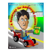 Romney Ryan Roadmap Post Card