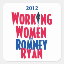 Romney Ryan Square Sticker